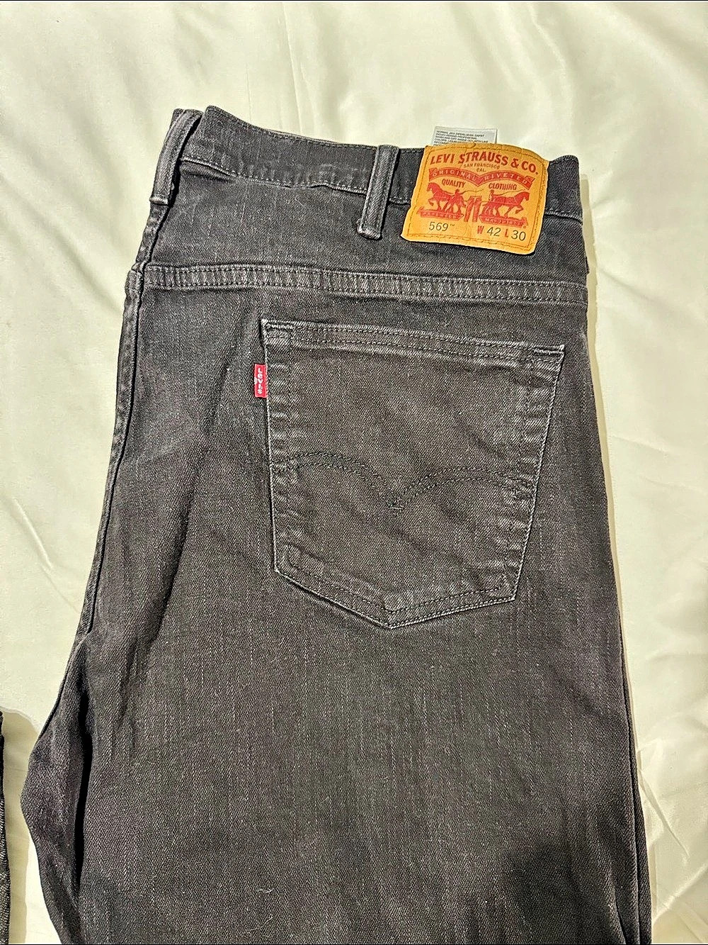 Levi's 569 Loose Straight Jeans Men's Black Jeans